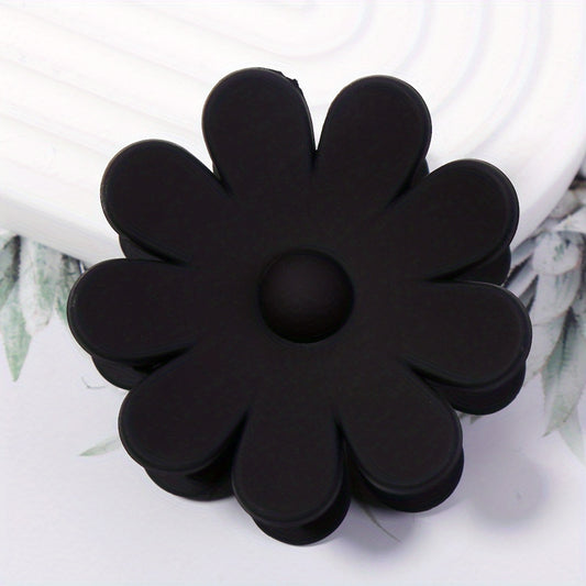 Women Flower Hair Claw Solid Shark Claw Clip Style Hair Accessories