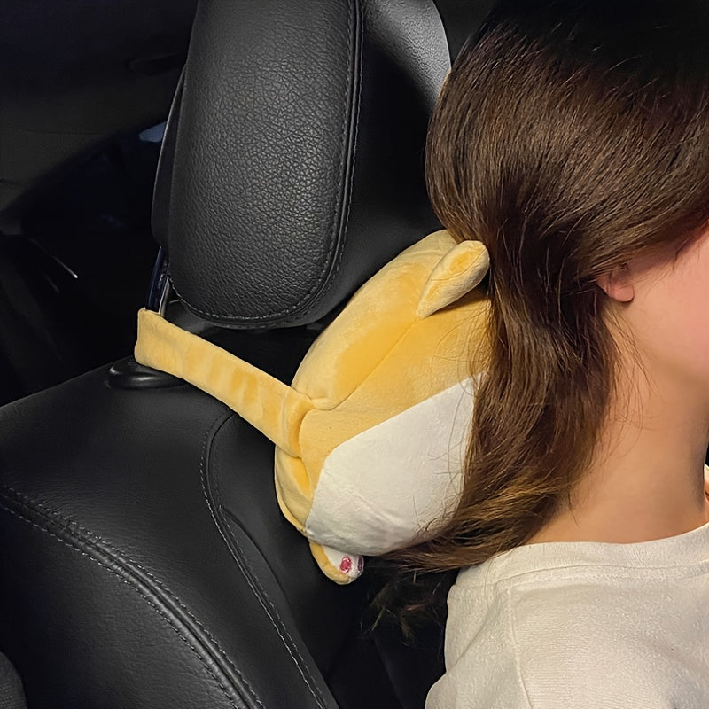 Corgi Butt Car Neck Pillow Seat Waist Back Cushion Car Accessories