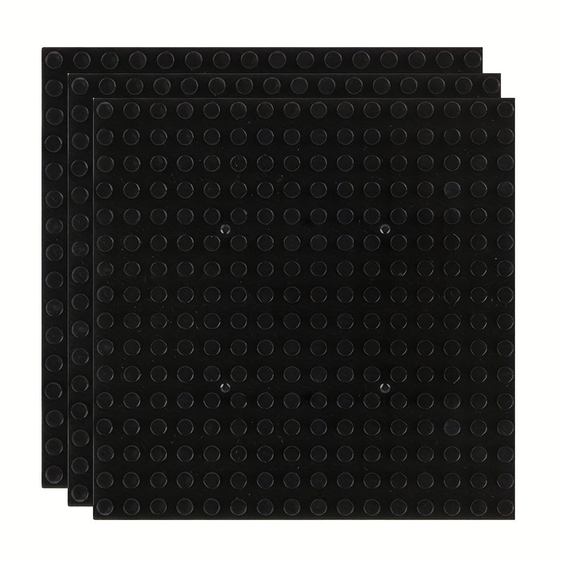 3pcs 16 16 Dots Building Baseplates for Plastic Bricks Toys