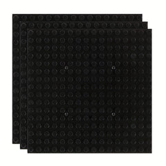 3pcs 16 16 Dots Building Baseplates for Plastic Bricks Toys