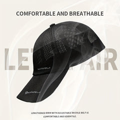Mesh Sunshade Breathable Baseball Cap Letter Embroidery