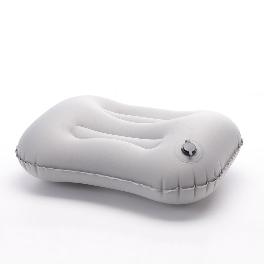 Inflatable Camping Pillow Neck Lumbar Support Portable Comfort