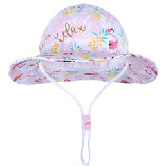 Flamingo Fisherman's Hat Sun Protection Bucket Hat