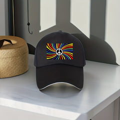 Pride Peace Flag Rainbow Flag Baseball Cap Universal Cap