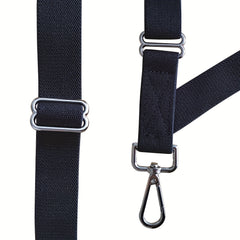 Men's Heavy Duty Trucker Suspenders 2" Wide X-back 2 Snap Hooks