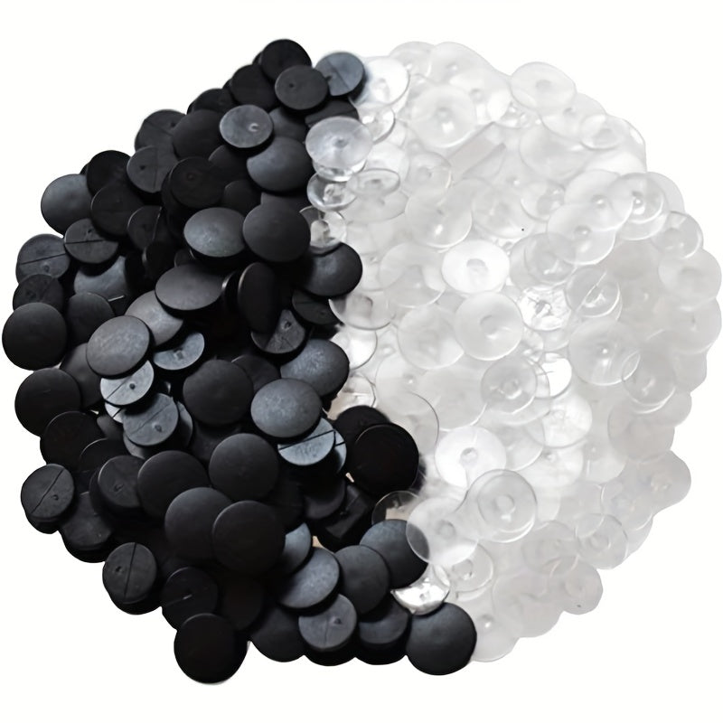 100 Pcs Plastic Shoe Button Buckle