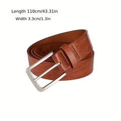 Men's Retro Buckle Belt for Denim Jeans Casual Daily