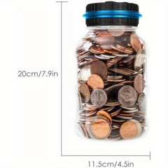 Digital Money Box Coins Large Capacity LCD Display Coin Money Bank Piggy Bank