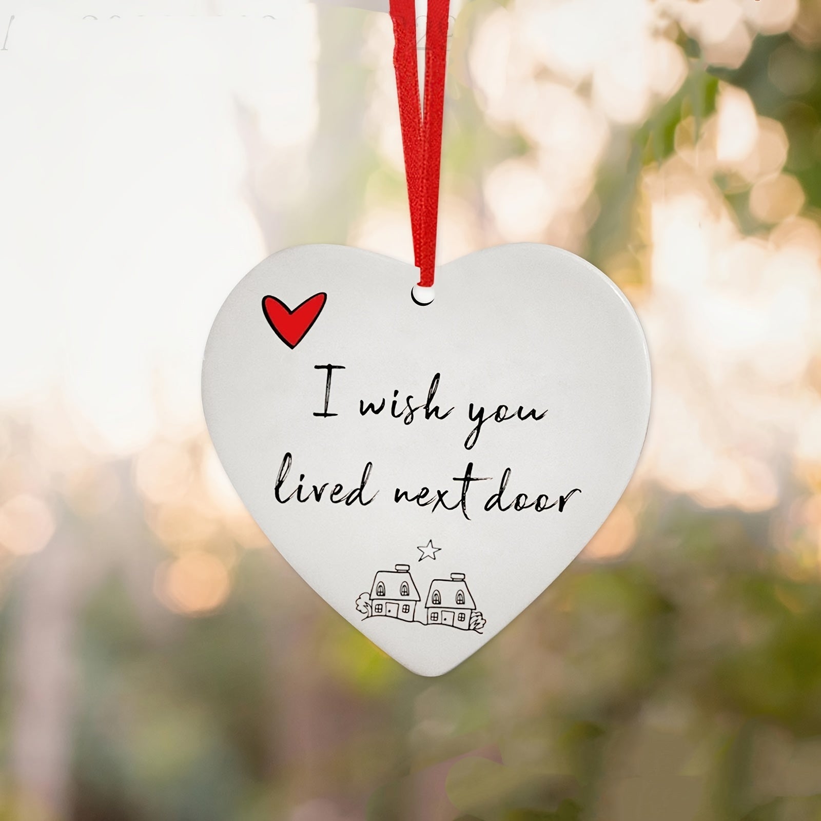 Heart Decoration Pendant Christmas Hanging Decorations Christmas Decorations