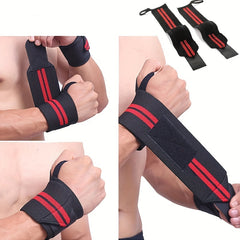 Weightlifting Wrist Wraps Strength Training Gear with Thumb Loops