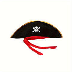 Golden Pirate Captain Hat Skull Pirate Hat