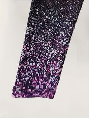 Gradient Polka Doe Print Leggings Sports Girls