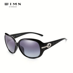 WIMN Polarized Retro Big Frame Sunglasses 7214