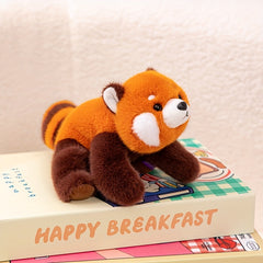 Lesser Panda Plush Toy Raccoon Doll Can Pose in Three Different Positions