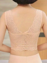 Lace Wireless Cami Tops for Women
