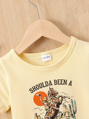 Baby Boys Casual T shirt Lightweight Comfy Short Sleeve Tops