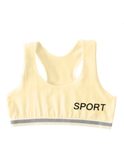 Girls Wireless Padded Sport Bra Kids Underwear