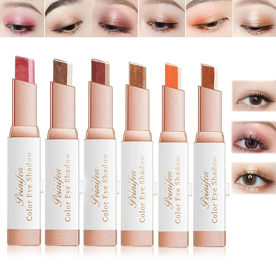 Glitter Gradient Eye Shadow Stick Waterproof Long Wear Eye Shadow Pen