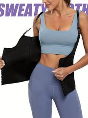 Women's Sleeveless Sauna Suit for Weight Loss and Tummy Control