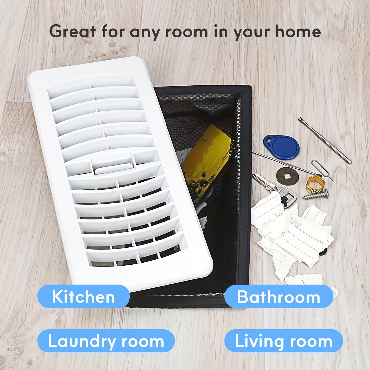 Floor Register Vent Cover Filter Net Air Vent Screen Mesh Filter Hoods