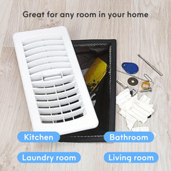 Floor Register Vent Cover Filter Net Air Vent Screen Mesh Filter Hoods
