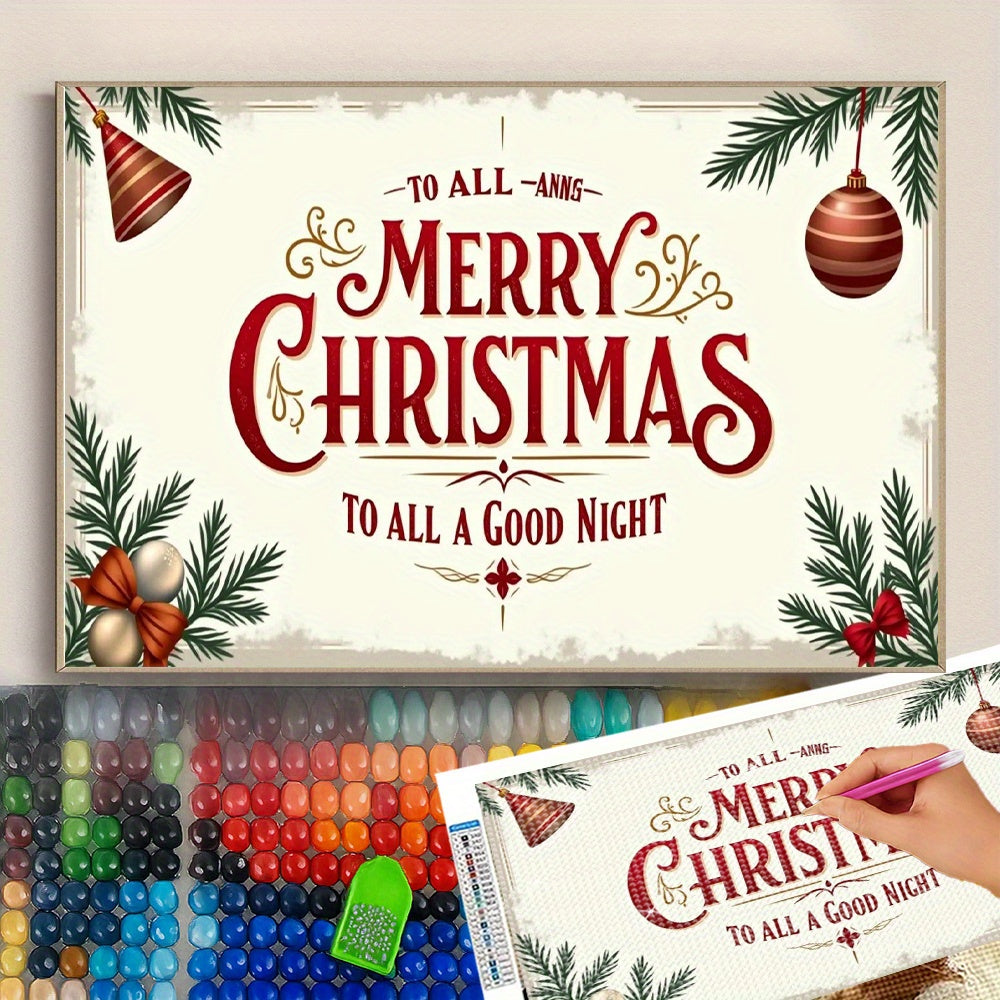 Christmas Diamond Painting Kit for Adults Festive Holiday Craft