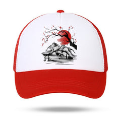Adjustable Bamboo Forest Landscape Baseball Cap