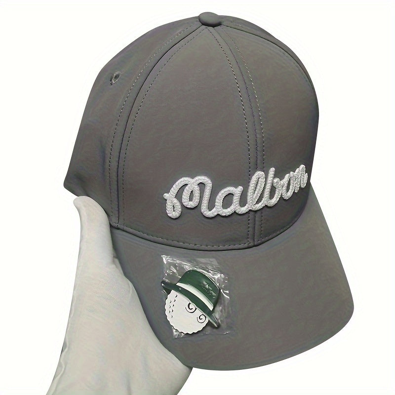 Golf Hat With Ball Marker Adjustable Baseball Cap