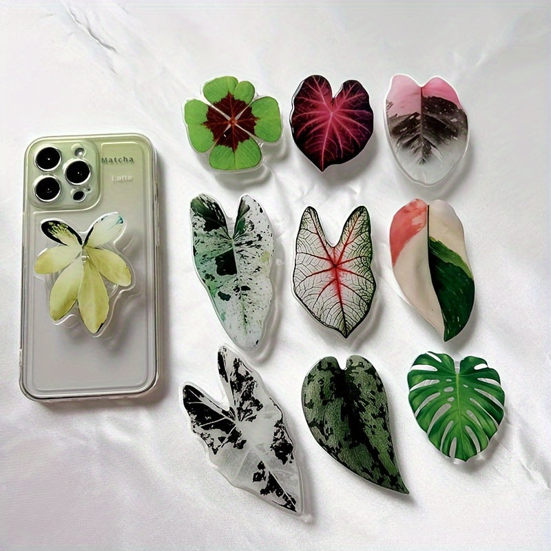 Acrylic Leaf Folding Mobile Phone Bracket Grip