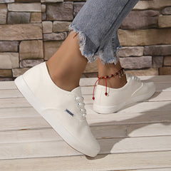 Women's Lightweight Lace-up Running Shoes Outdoor Sporty Flats