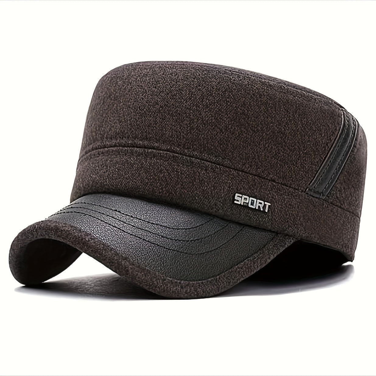 Winter Casual Windproof Warm Flat Cap For Middle aged And Elderly Men