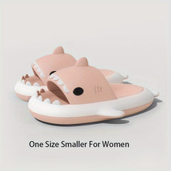 QYA Shark Slippers Block Cloud Slides Anime Lightweight Non Slip Shoes