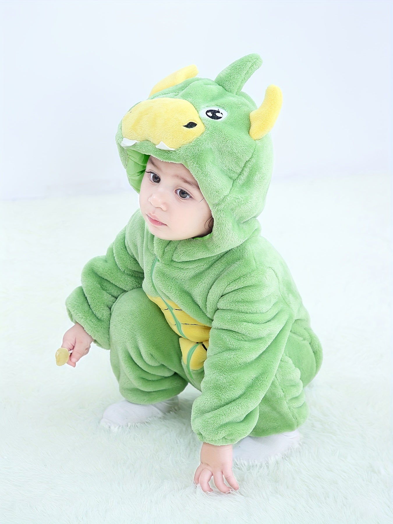 Baby Animal Shape Hooded Jumpsuit