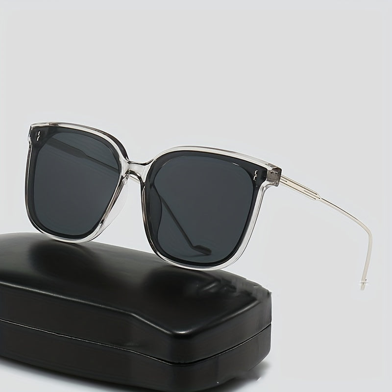 Men's Polarized Sunglasses UV Protection Large Frame Metal Unisex Couple