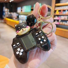 Mini Game Machine Cartoon Keychain For Boys
