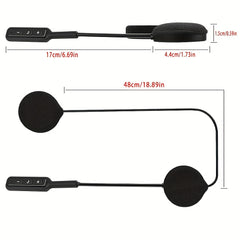 BT5.0 Moto Helmet Headset - Handsfree Calls & Music