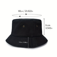 Solid Comfortable Breathable Bucket Hat Fishing Sun Protection Basin Hat
