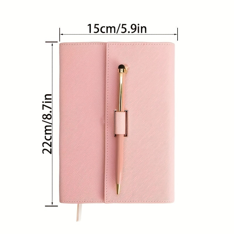 Macaron Notepad Set with Pen - A5 Trifold Notebook