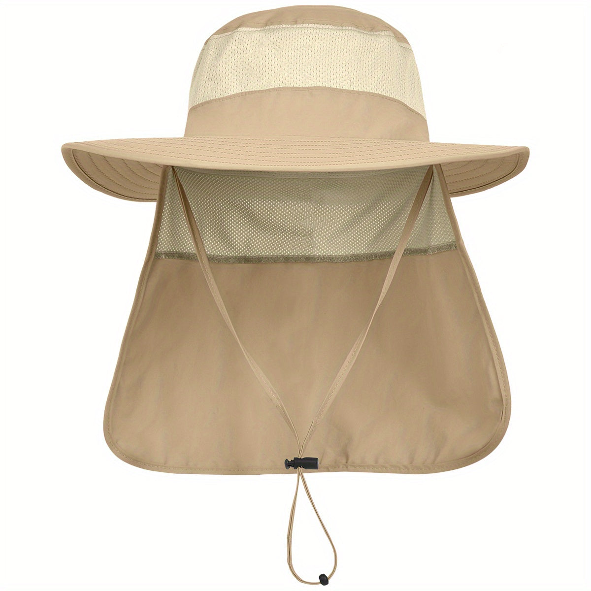 UPF 50 Sun Protection Safari Cap with Neck Flap