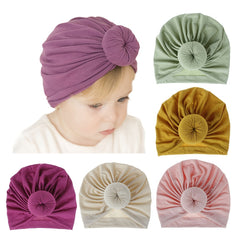 Newborn Toddler Donut Head Wrap Hat Turban Headband Photography Props