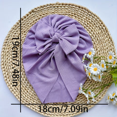 Baby Spring Summer Thin Headband Soft Bow Hat for Infants Newborns