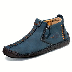 Men's Casual High Top Chukka Outdoor Boots Zipper