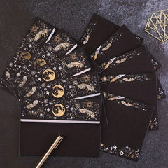Retro Bronzing Envelopes and Letter Paper Set
