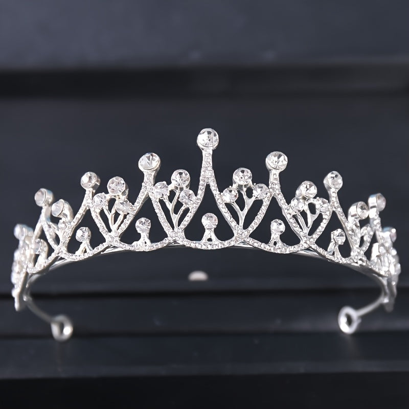 Rhinestone Bridal Crown Tiara for Wedding & Party