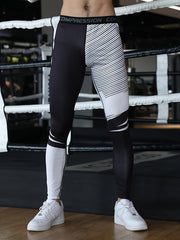 Men's Quick Dry Compression Leggings for Fitness Basketball