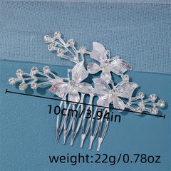 Girls Rhinestone Hairpin Crystal Butterfly Hairpin - Fairy Hair Access.