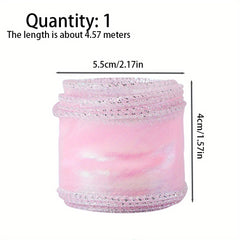 57m Fishtail Yarn Ribbon Cake Decoration Bouquet Headpiece Bow Ribbons