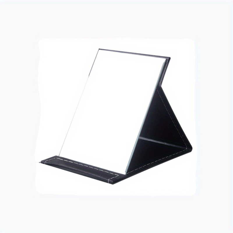 Portable Rectangle Makeup Mirror with Stand for Girls and Women