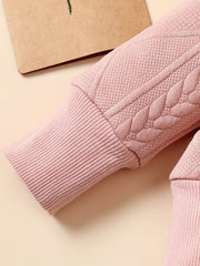 Baby Girls Thermal Hooded Coat Trousers Set