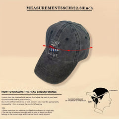 Unisex Adjustable Baseball Cap with Letter Embroidery